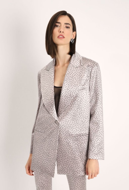 Blazer com bolinhas