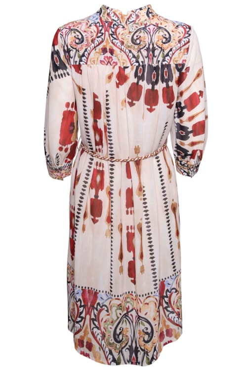 Vestido camiseiro estampado