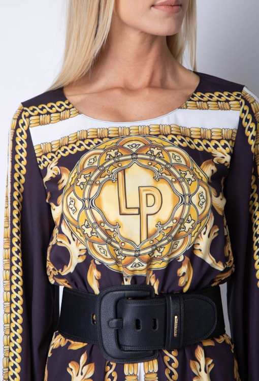 Vestido Midi Estampado