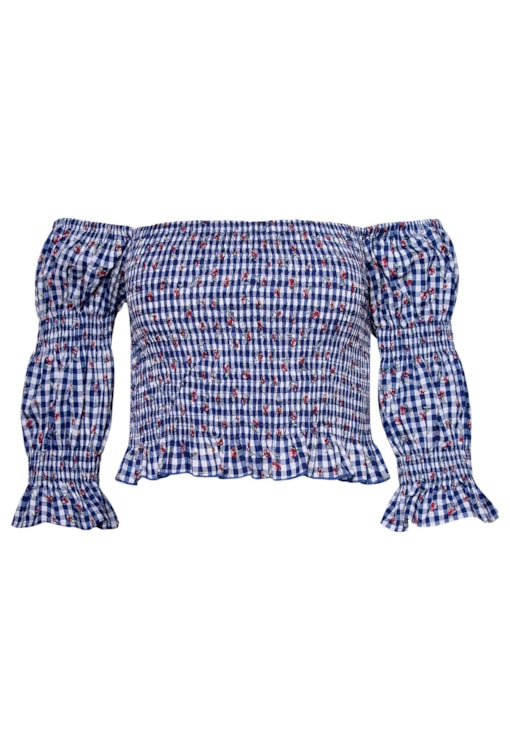 Top com favos de mel