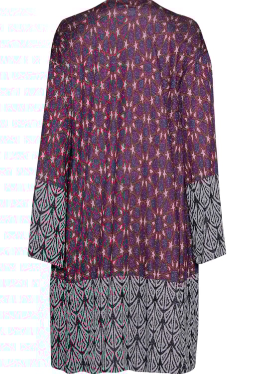 Casaco comprido de malha