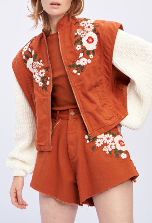 Jaqueta Com Manga Em Malha