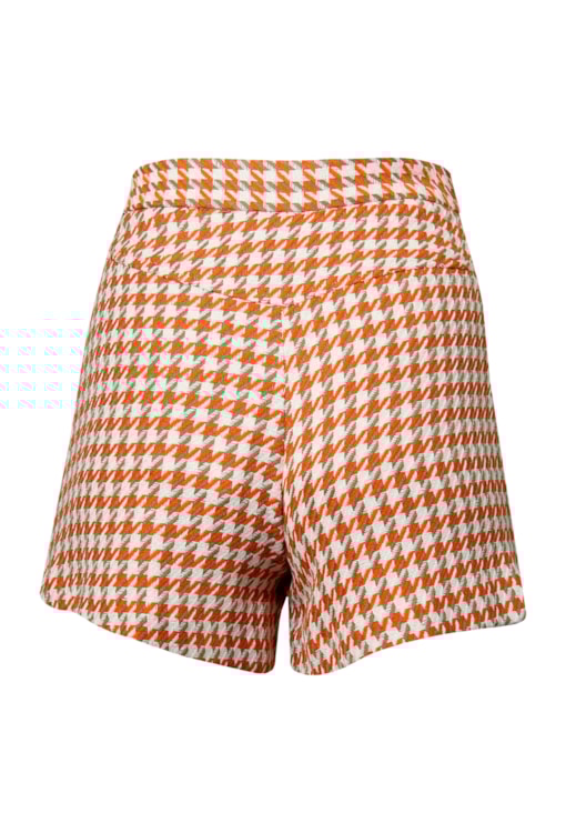 Calção pied-de-poule