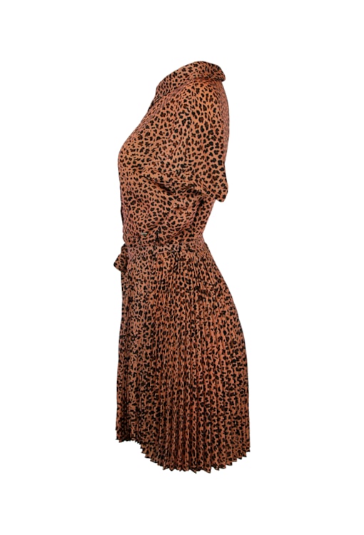 Vestido Curto Leopardo