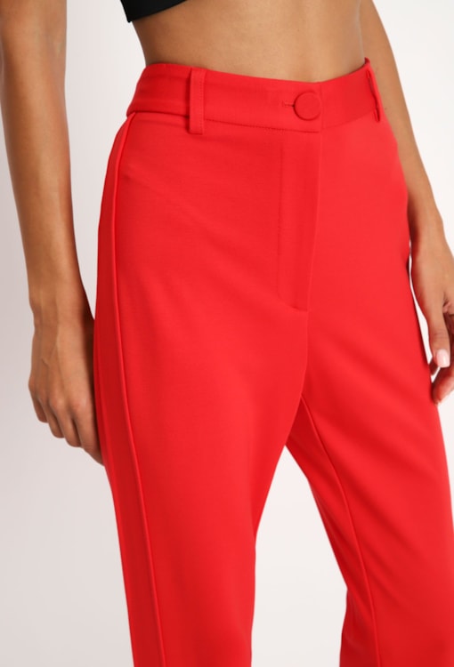 Calças à boca de sino