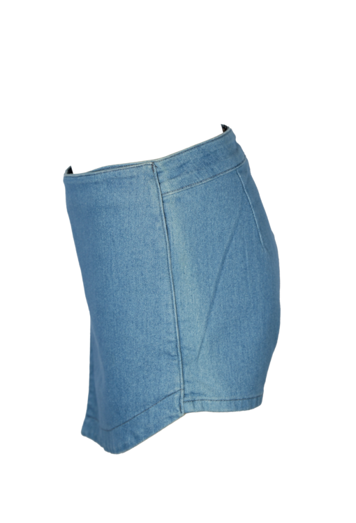 Saia-calção de ganga