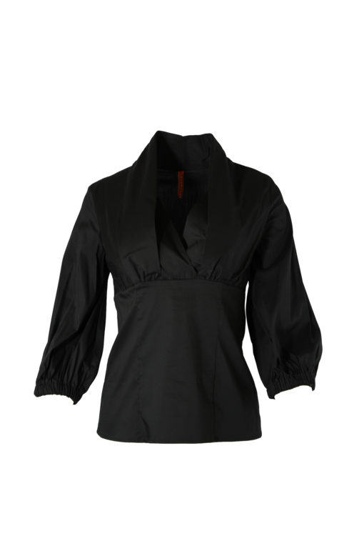 Blusa com decote em v